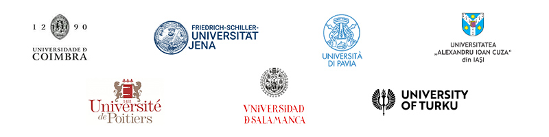 Logos of the EC2U universities.