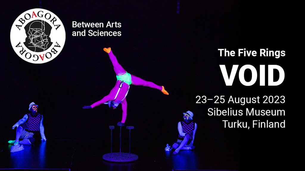 Aboagora Void -tapahtuman promokuva, kuvassa Art Teatro