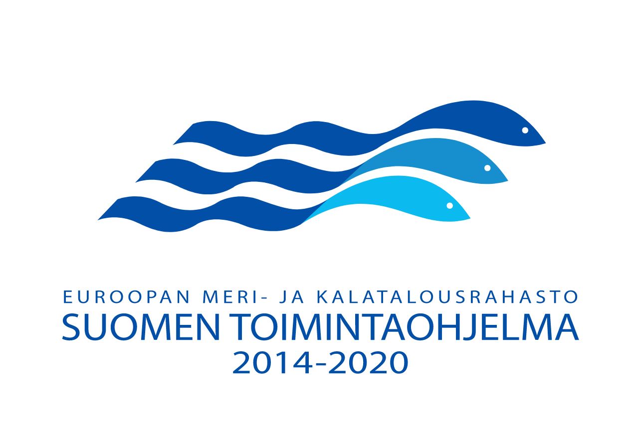 Euroopan meri- ja kalastusrahaston Suomen toimenpideohjelman logo
