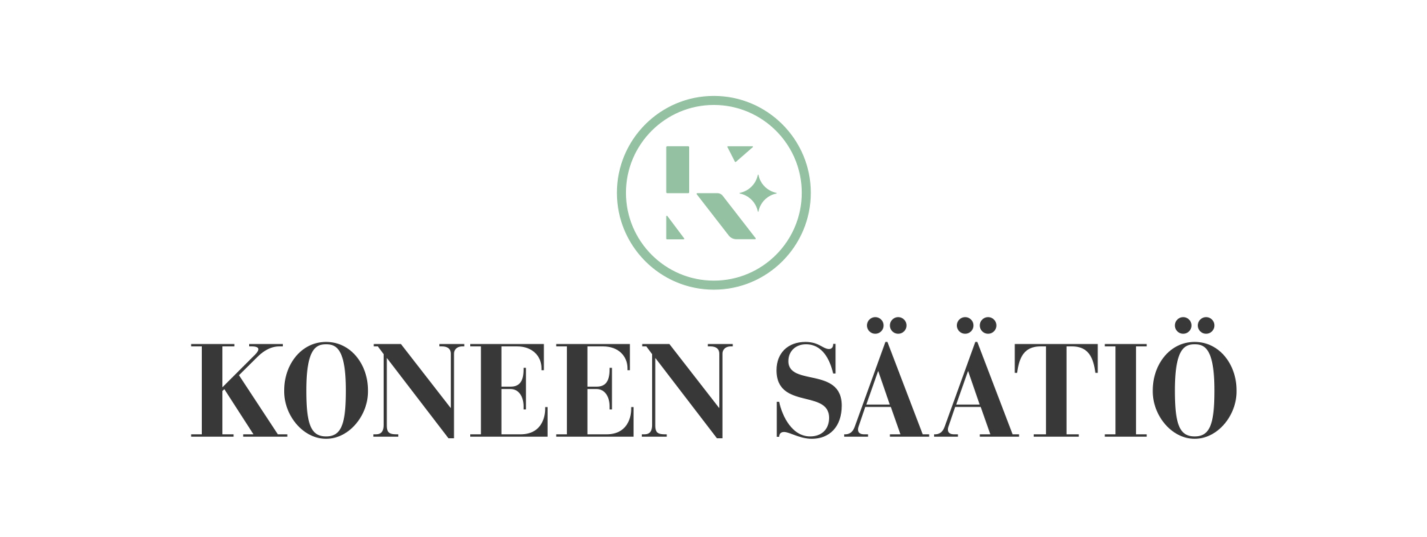 Koneen Säätiön vihreä logo