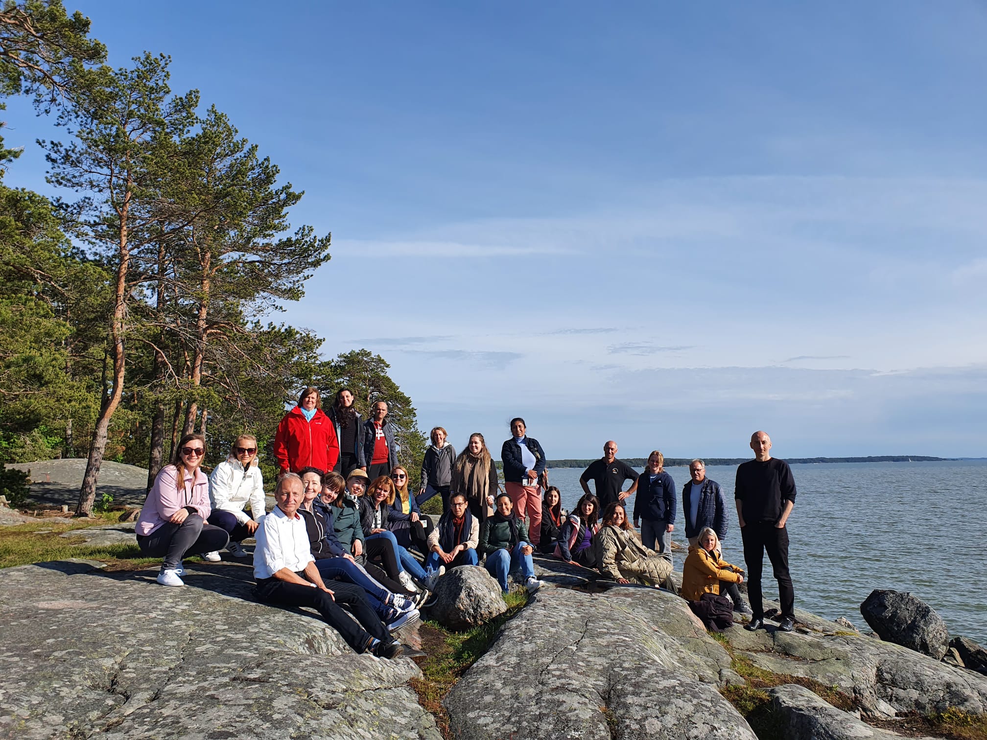 Group photo in Ruissalo island