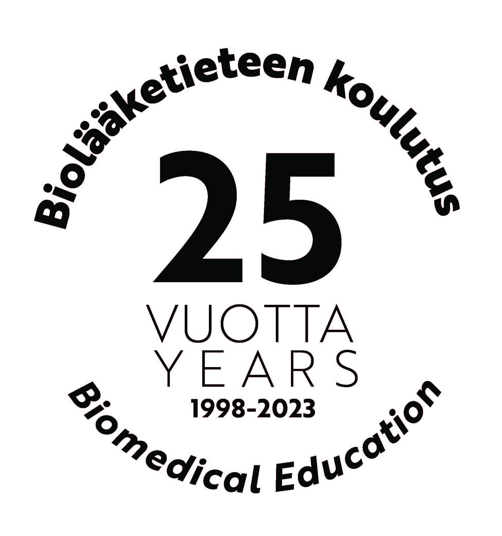 Biolääketiede 25 -logo