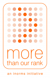 More Than Our Rank -aloitteen logo