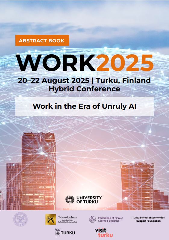 WORK2025 abstract book cover