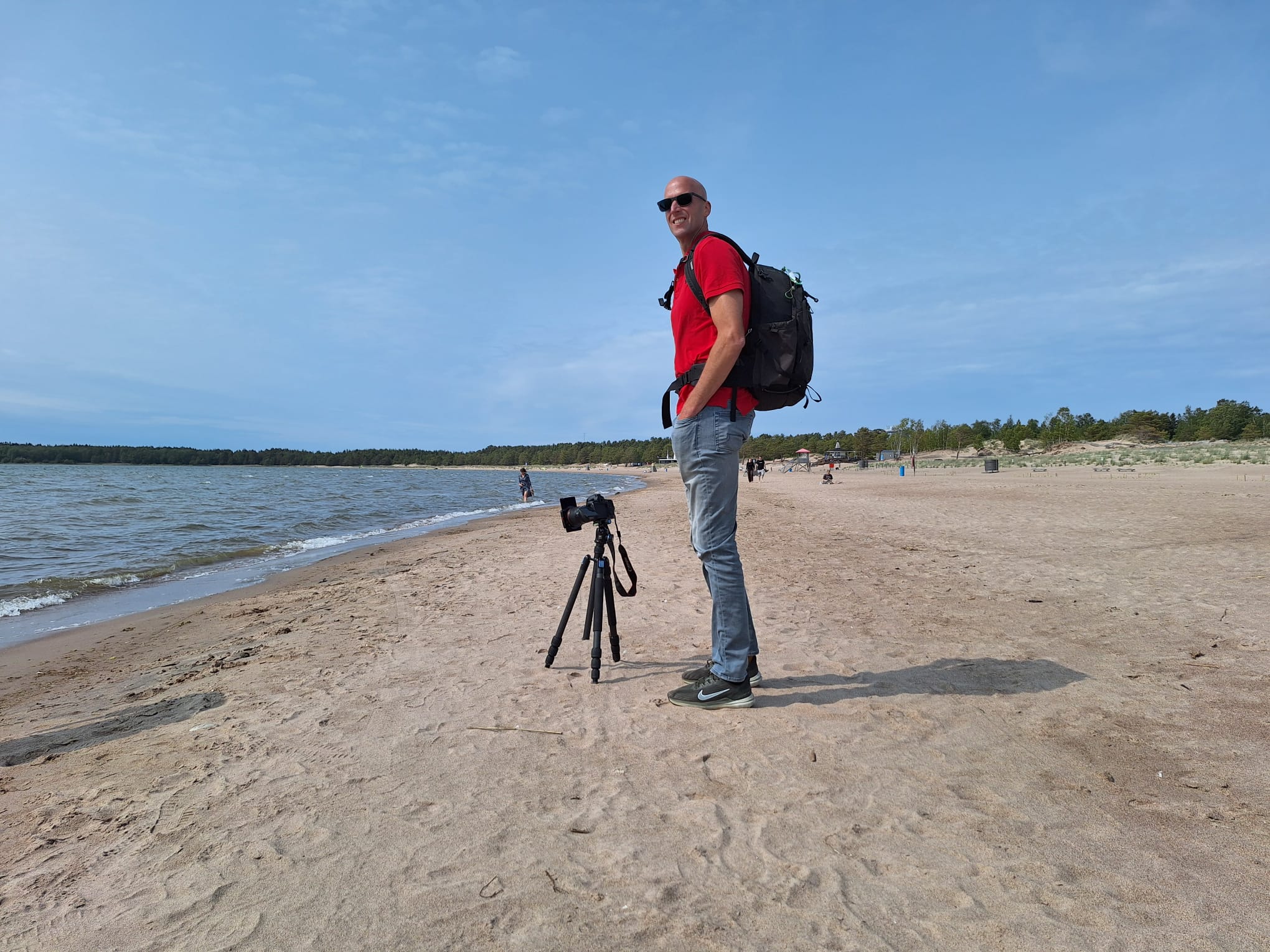 Staff week 2025 beach and kim