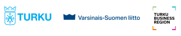 Turun kiertotalous -hanke taustaorganisaatiot, logot