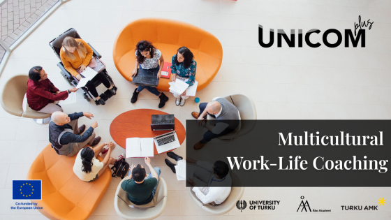 Group of students discussing, Multicultural Work-Life Coaching