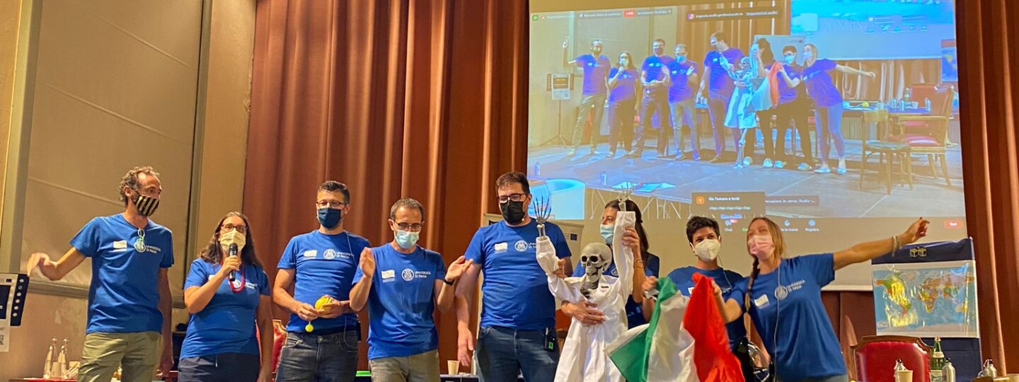 EC2U Science Battle -kilpailun voittajajoukkue Pavian yliopistosta