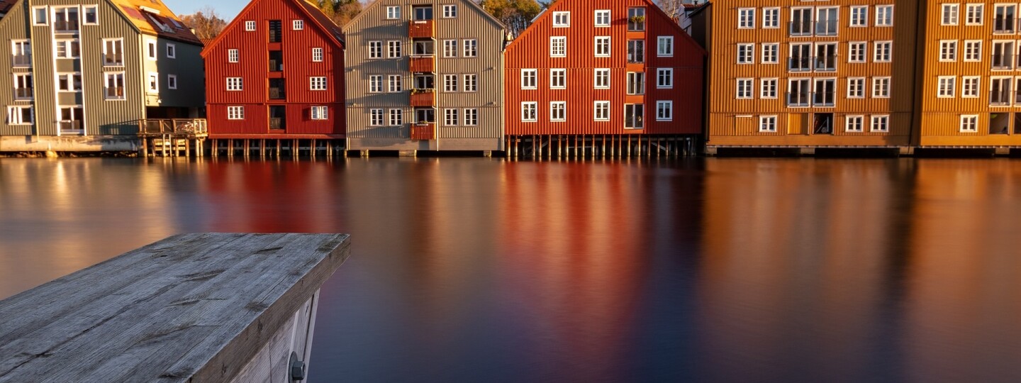 norjalaiset talot.