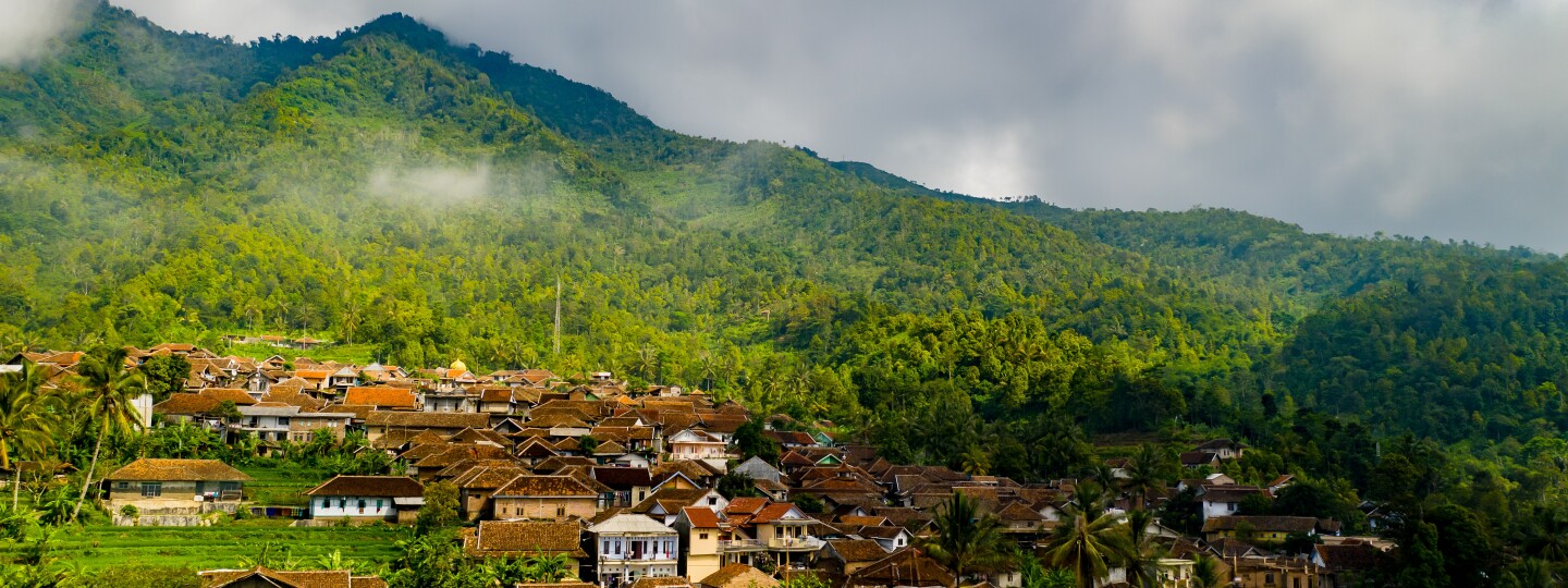A village in Indonesia.