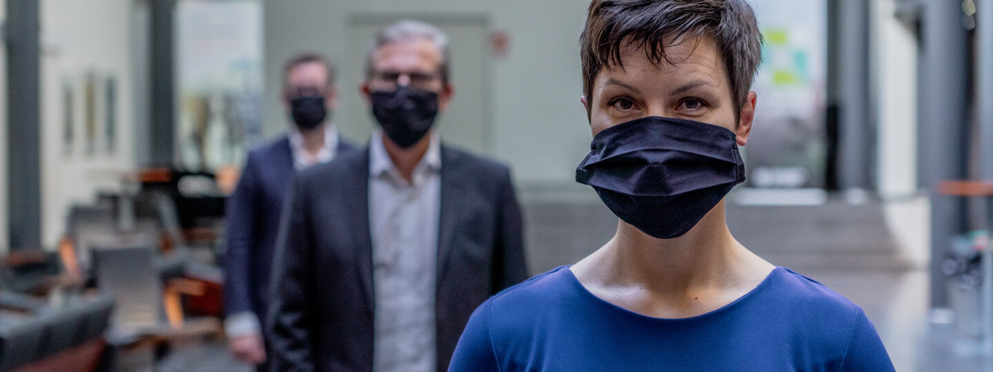 Taina Eriksson, Thomas Westerholm ja Antti Saurama Mercatorilla 