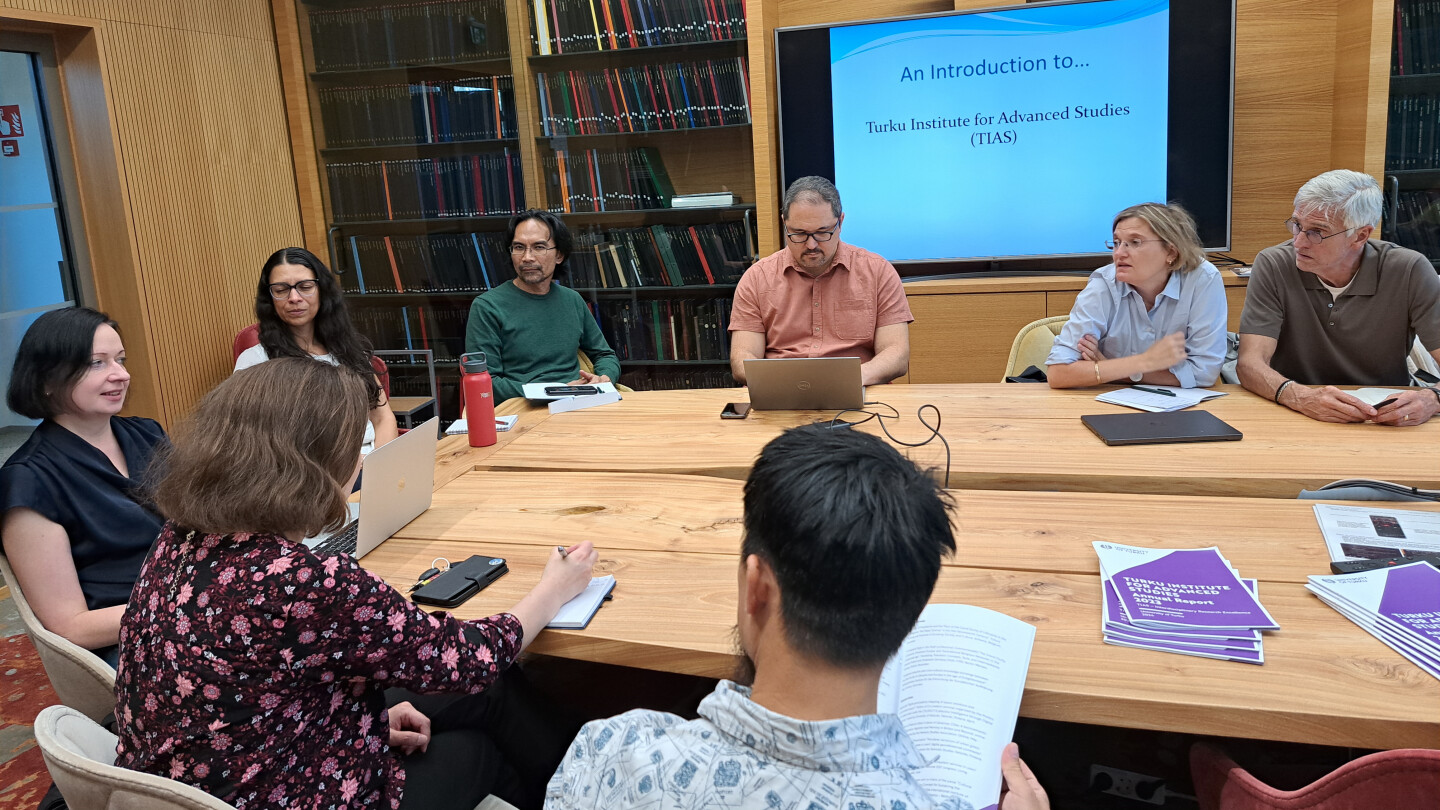People sitting around a table