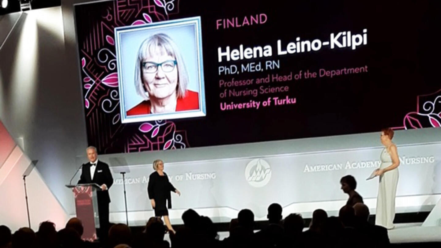 Helena Leino-Kilpi saa tunnustuksen