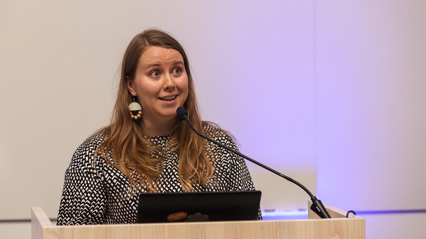 TYYn hallituksen puheenjohtaja Sini Saarinen 3.9.2019