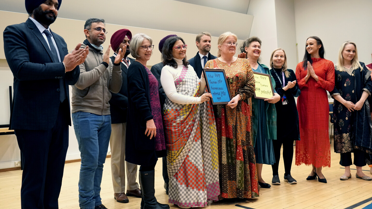 People standing on a stage