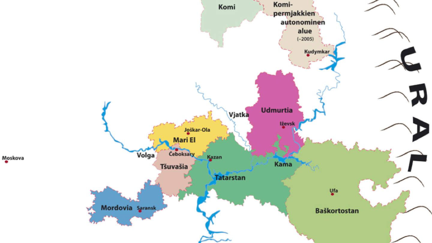 Volgan alueen kielet