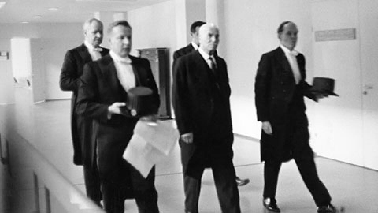 Lainopillinen tiedekunta juhlakokouksessaan 14.3.1962