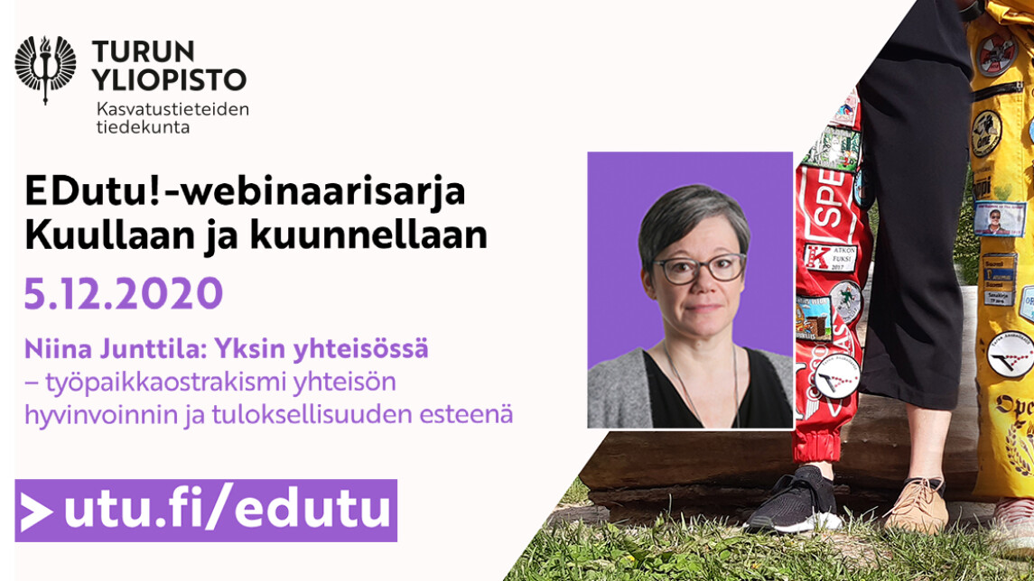 EDUtu-webinaari työhyvinvoinnista 5.12.2020.