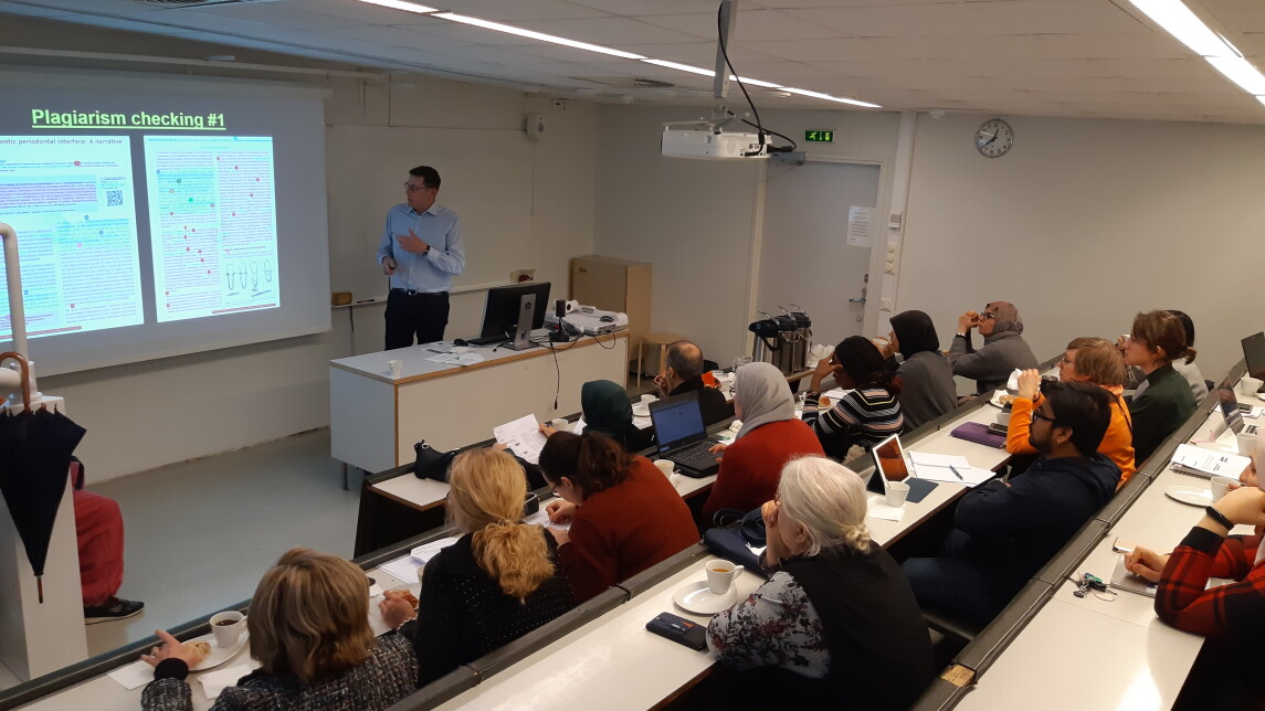 FINDOS/PGE -course, Academic writing, reading and reviewing workshop on the last day of the course