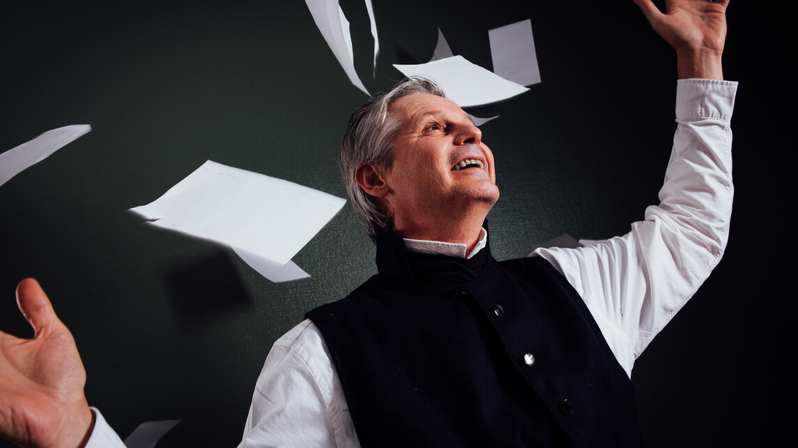 Pasi Lappalainen kirjakauppias F.A. Meyerin roolissa