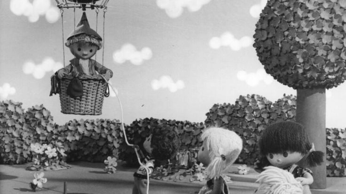 Nukkeanimaation Nukkumatti kuumailmapallossa