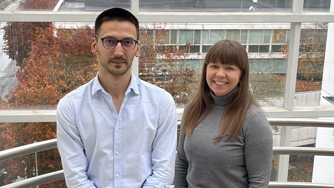 Tutkijat A. Sousa ja S. Junttila  yhteiskuvassa