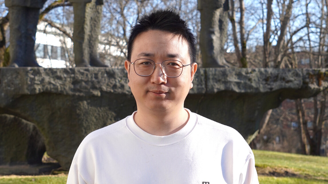Jiawei Yang pictured outside on the University Hill