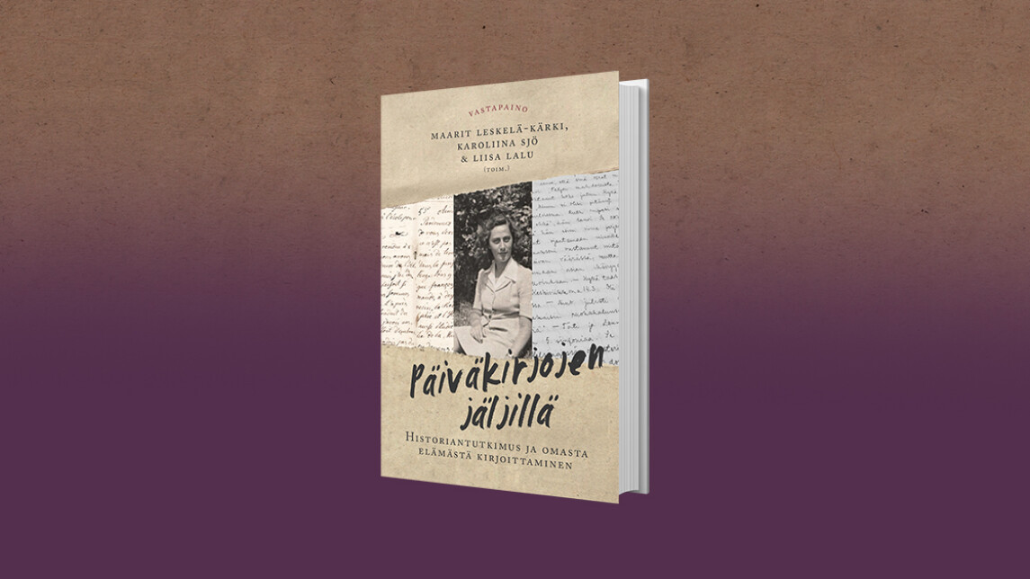 Päiväkirjojen jäljillä -teoksen kansikuva