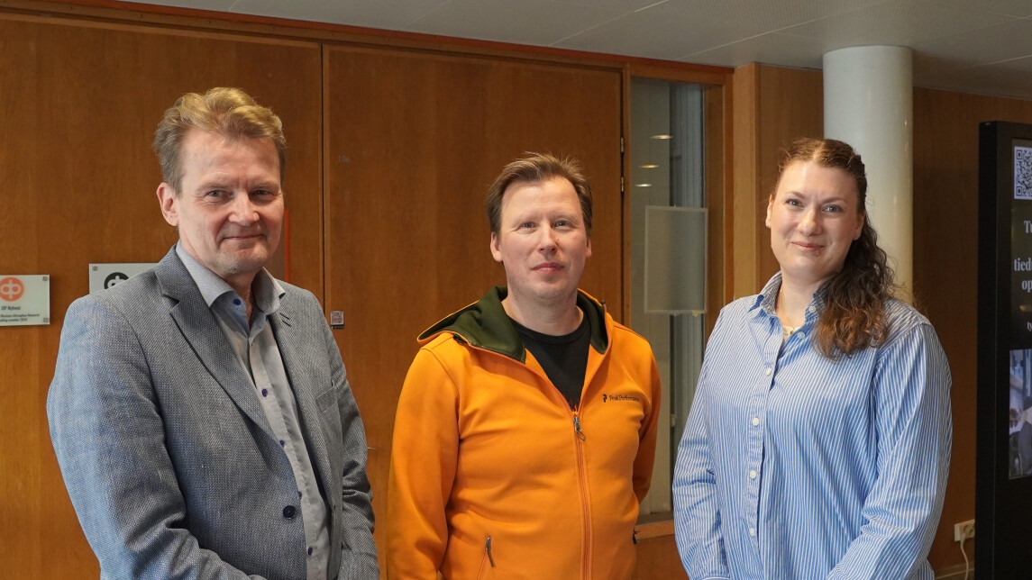 Hannu Salmela, Jukka Ala-Mutka ja Hilpi Kangas kauppakorkeakoululla