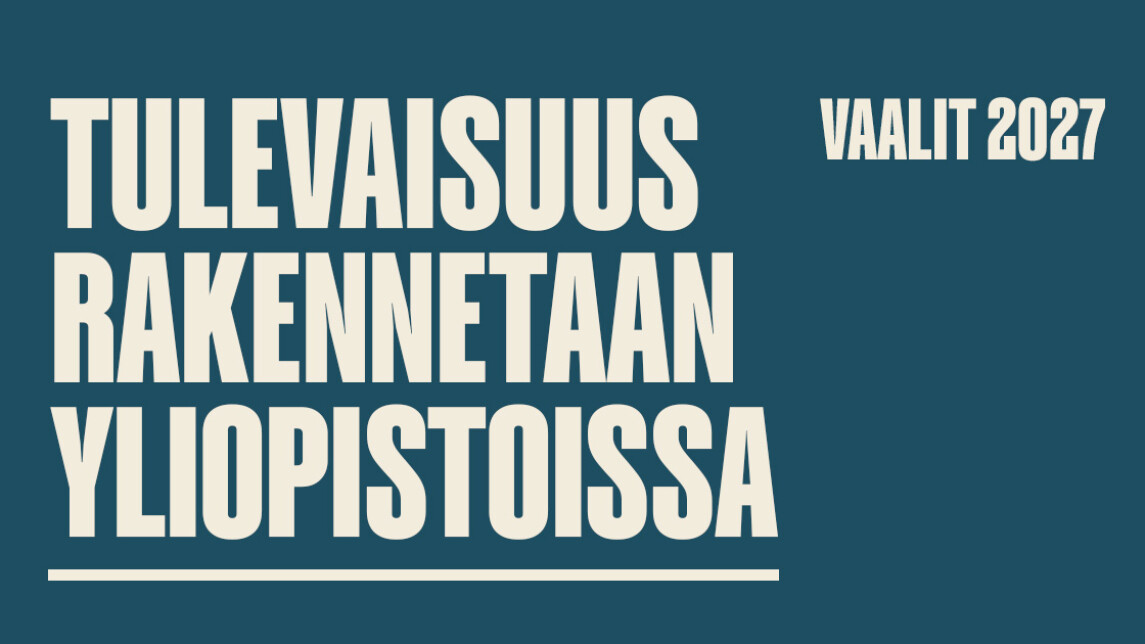 kuvituskuva jossa lukee tulevaisuus rakennetaan yliopistoissa 