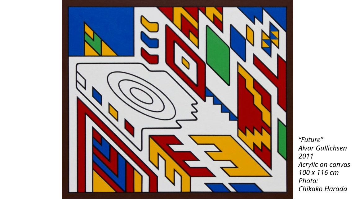 kuvassa Alvar Gullichsenin teos Future. 