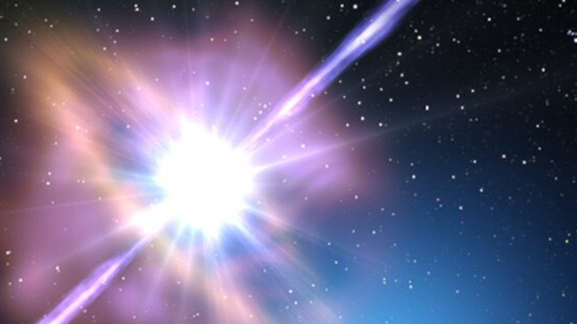 Visualisointi gammapurkauksesta