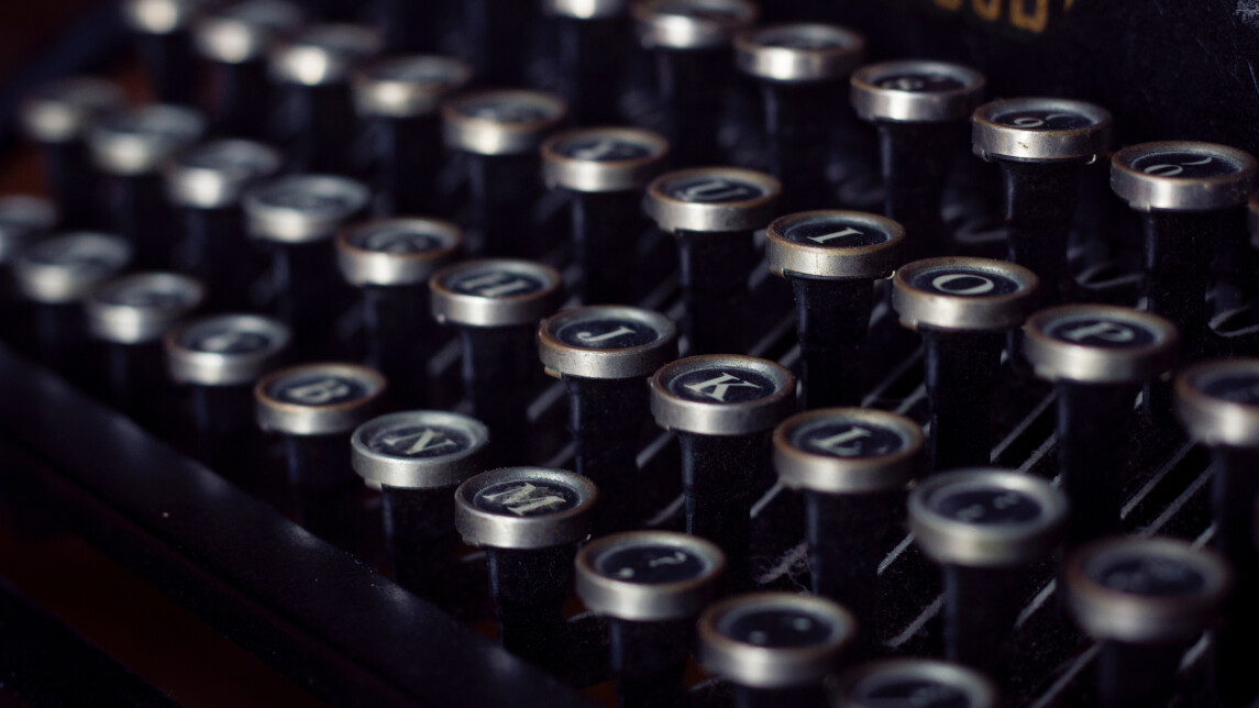 Kuva kirjoituskoneesta