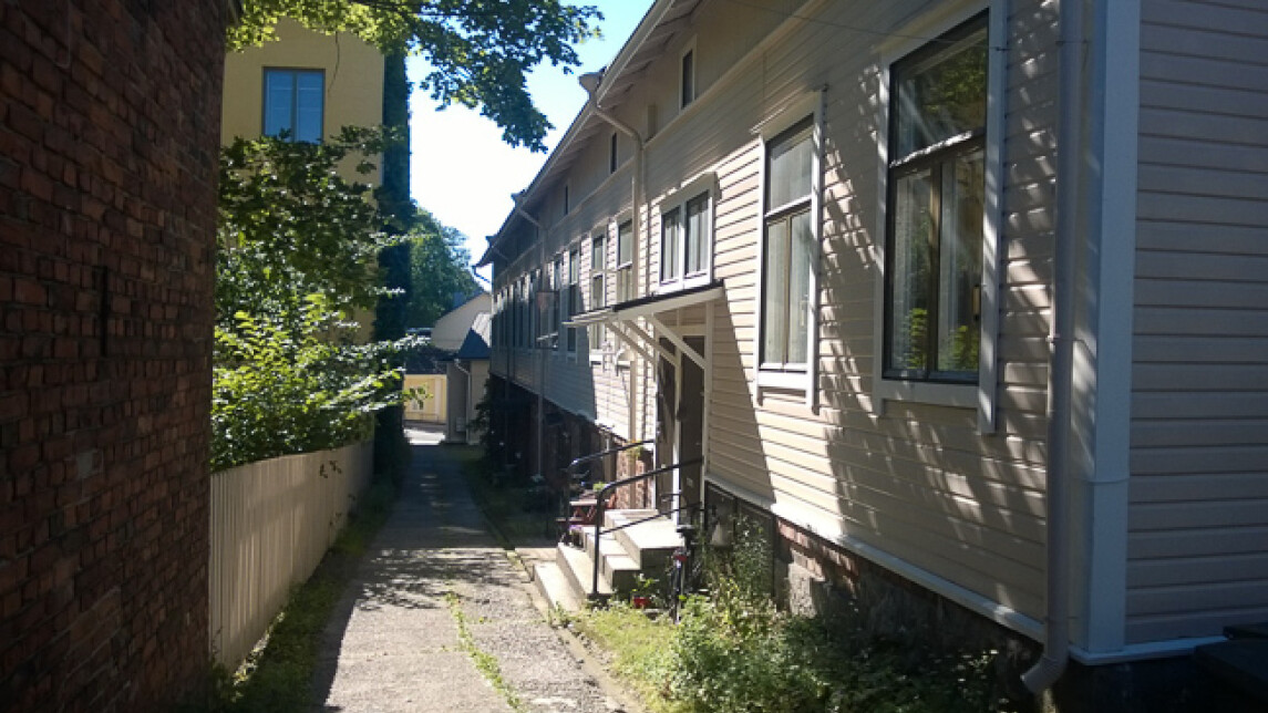 Kuvassa Mauno Koivuston lapsuudenkoti