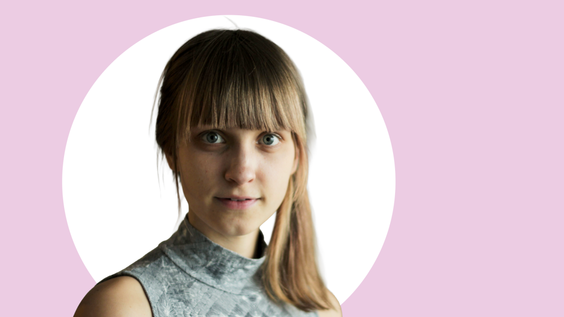 Wilhelmiina Laakso lähikuvassa.