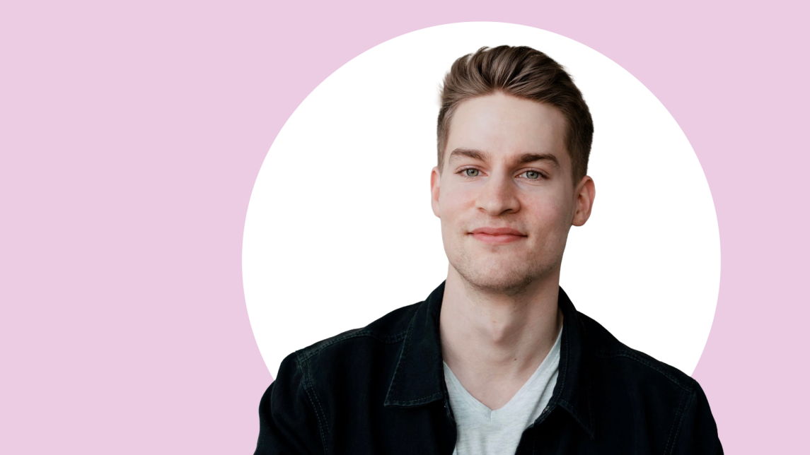 Sebastian Toivonen lähikuvassa.