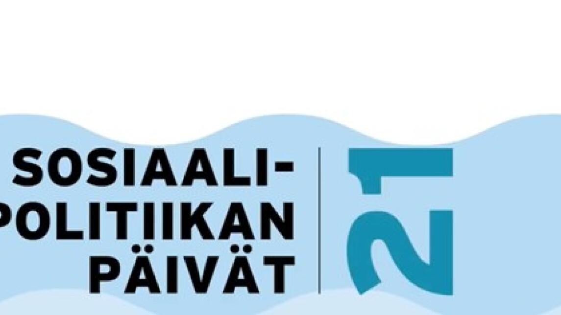 Tekstitunnuksena Sosiaalipolitiikan päivät.