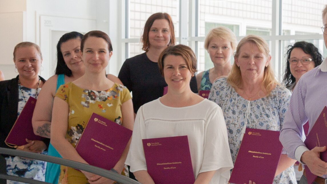 Taloushallinnon verotutkinnon 16-19 päätöstilaisuutta vietettiin Calonialla 7.6.2019