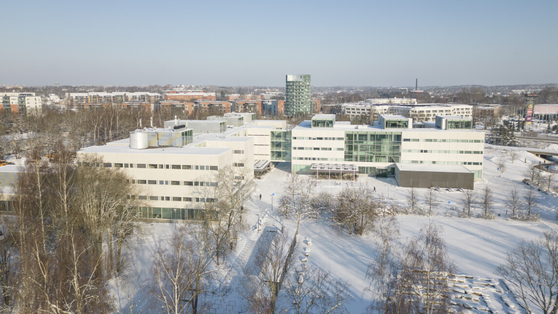 UUTISKUVA utu ilmakuva talvi 2023 edu publicum