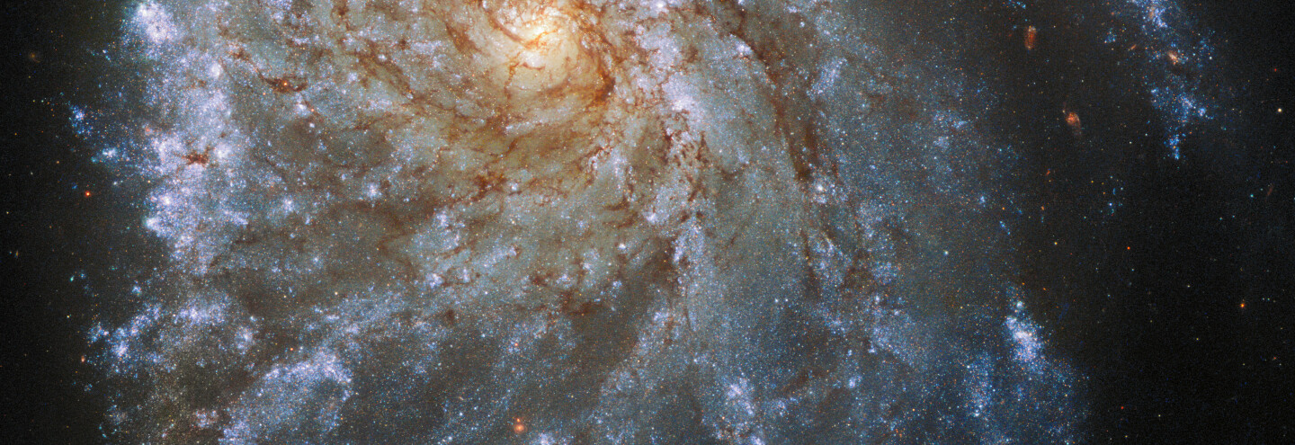Hubble_inspects_a_contorted_spiral_galaxy