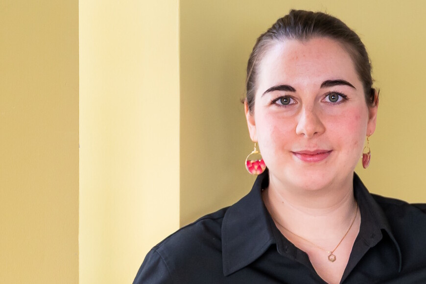 Marie Pier Larose lähikuvassa.