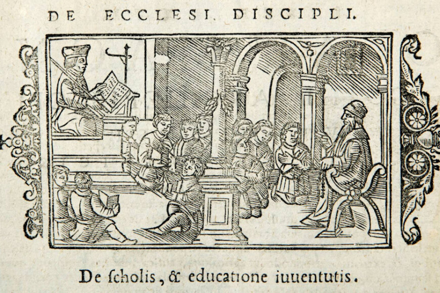 Keskiaikaista kuvitusta Turun katedraalikoulusta