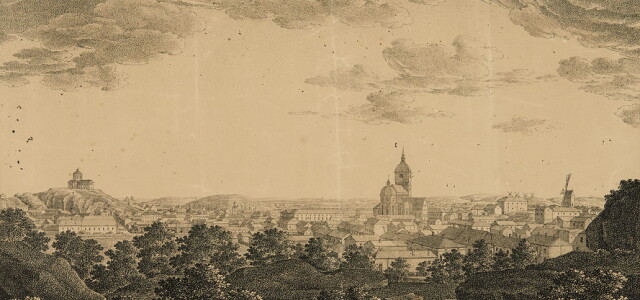 Litografiassa Turku 1820-luvun alussa ennen kaupungin paloa
