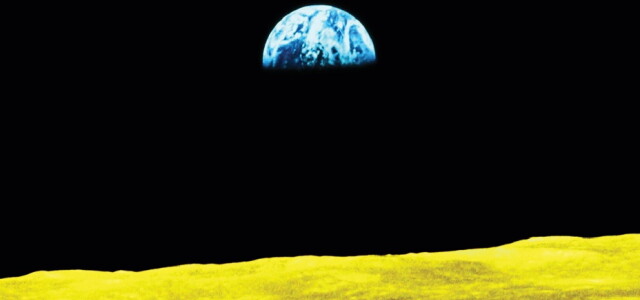 Maapallo kuun pinnalta katsottuna