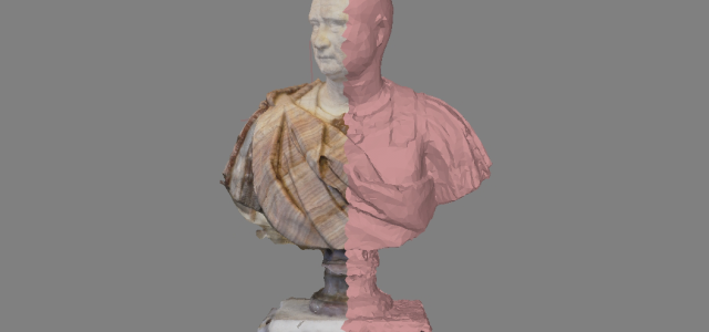 Roomalaisaikaisen senaattorin rintakuvan 3D-mallinnus