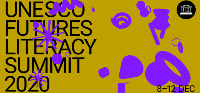 banner for Unesco Futures Literacy Summit 12/2020