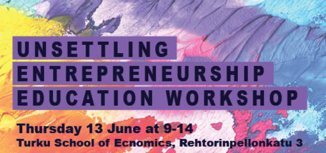 Unsettling Entrepreneurship Education Workshop