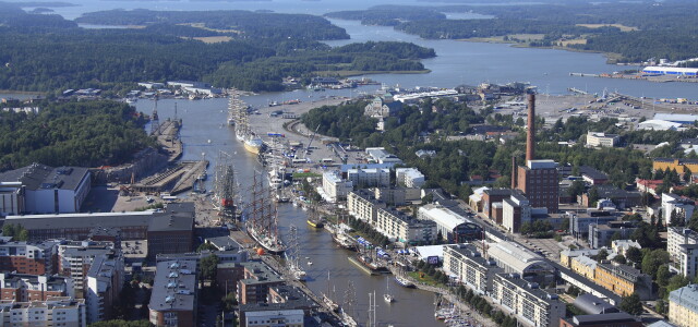 City of Turku harbour area