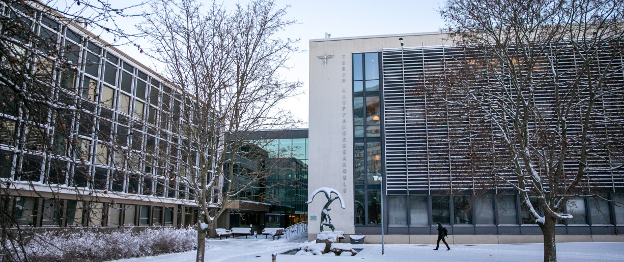 Turun kauppakorkeakoulu talvella