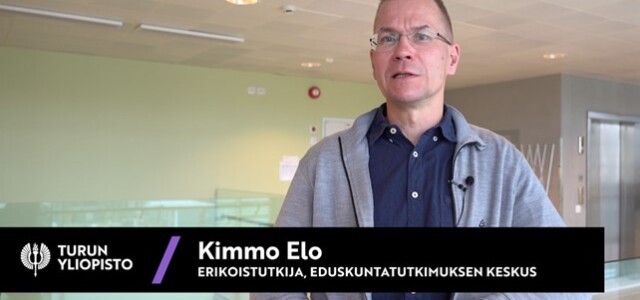 Kimmo Elo haastateltavana Youtube-videolla.